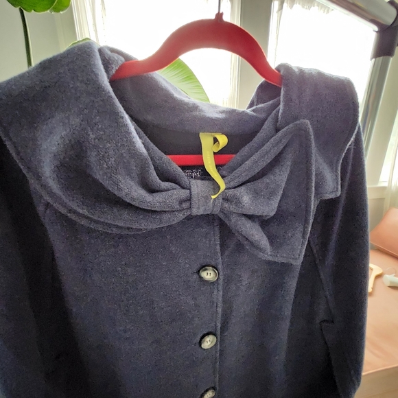 Green Dragon Blue Cape Coat - Picture 4 of 9